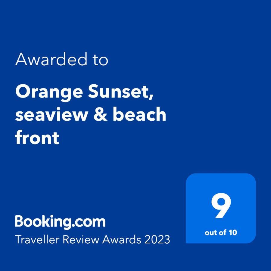 Orange Sunset, Seaview & Beach Front Alghero Bagian luar foto